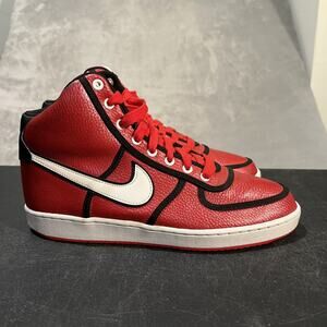 Nike Vandal High Shoes Mens Size 10 Red Black White 621187-600 Retro Basketball